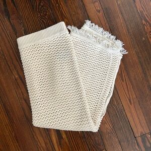 Old Navy Ivory Midi Skirt
